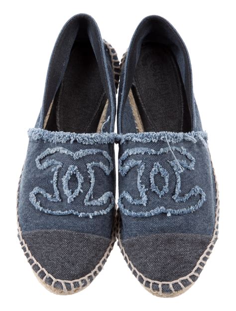 chanel au shoes|chanel denim shoes.